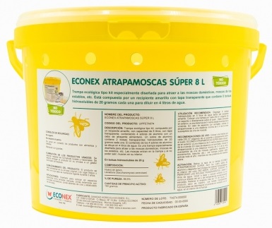 ECONEX ATRAPAMOSCAS SÚPER 8 L